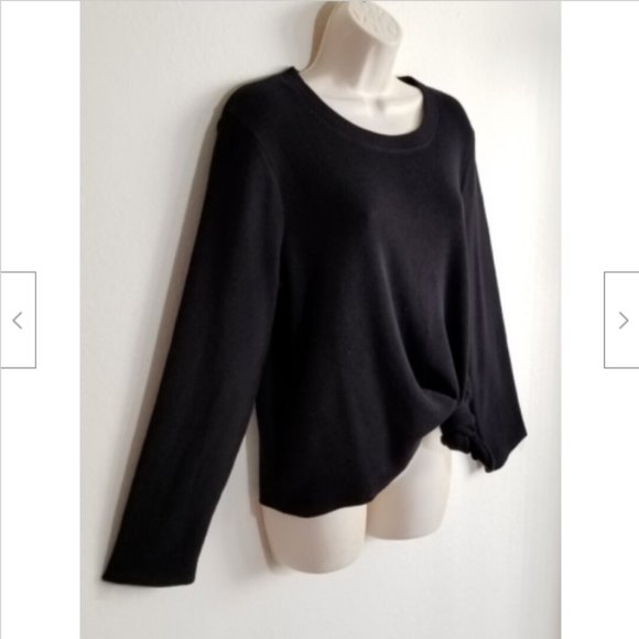 MADEWELL Jacquard Knot-Front Tee Top 5439E1M - Picture 4 of 12